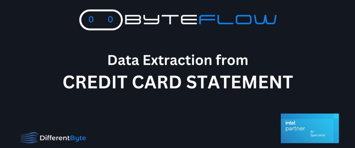Use case: CREDIT CARD STATEMENT