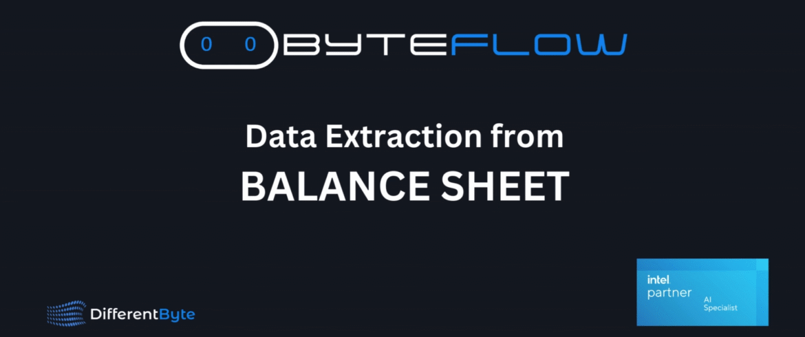 Use case: BALANCE SHEET