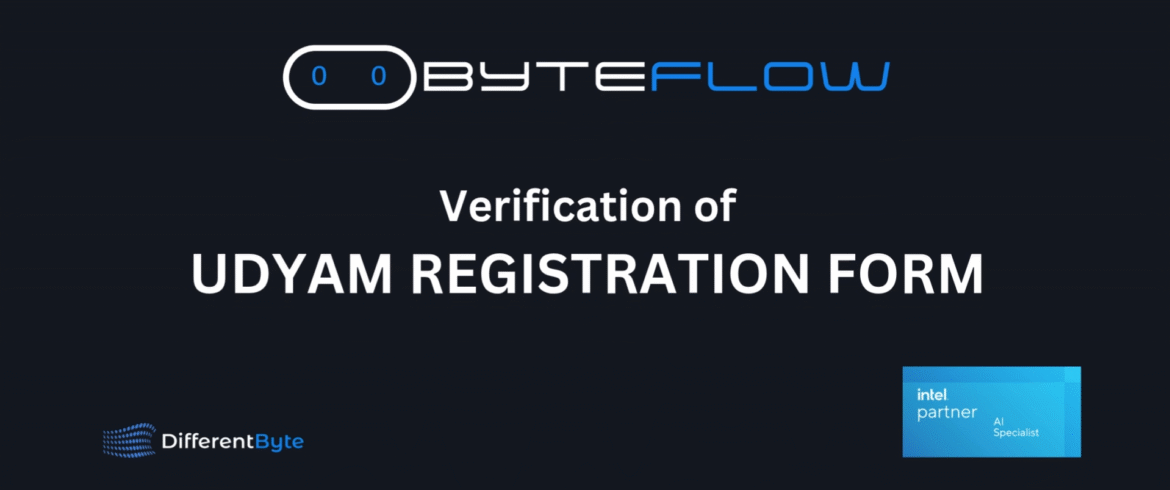 3. Udyam registration form