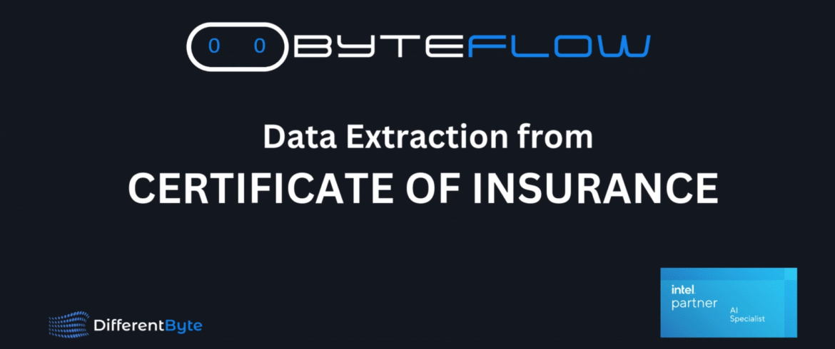 Use case: CERTIFICATE OF INSURANCE