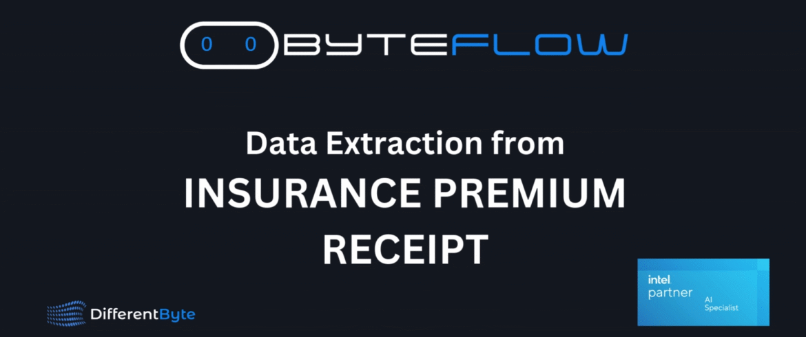Use case: INSURANCE PREMIUM RECEIPT