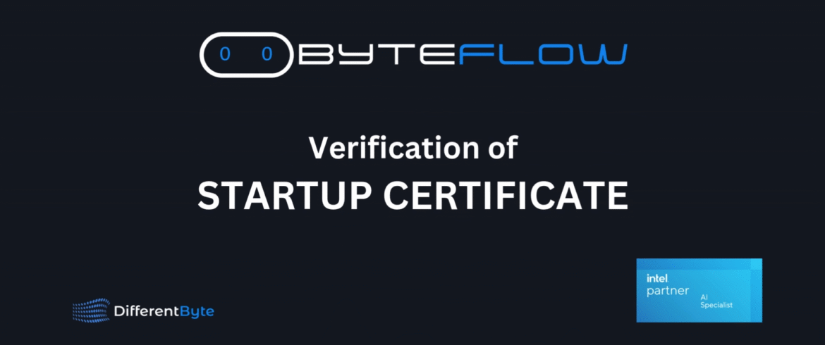 5. Startup certificate