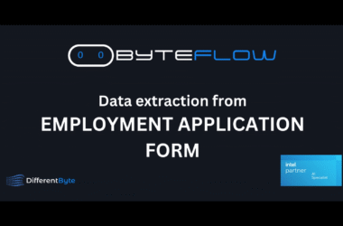4. Employment application form